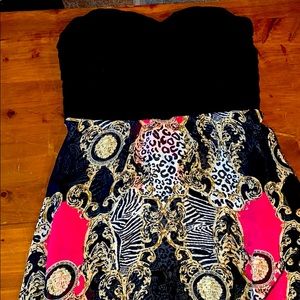 Strapless high low/maxi Charlotte Russe dress!